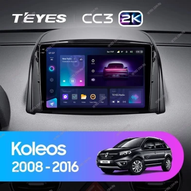 Штатная магнитола Teyes CC3 2K 4/32 Renault Koleos (2008-2016) Тип-B