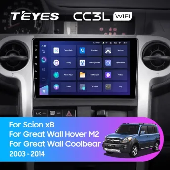 Штатная магнитола Teyes CC3L WiFi 2/32 Scion xB (2003-2007)