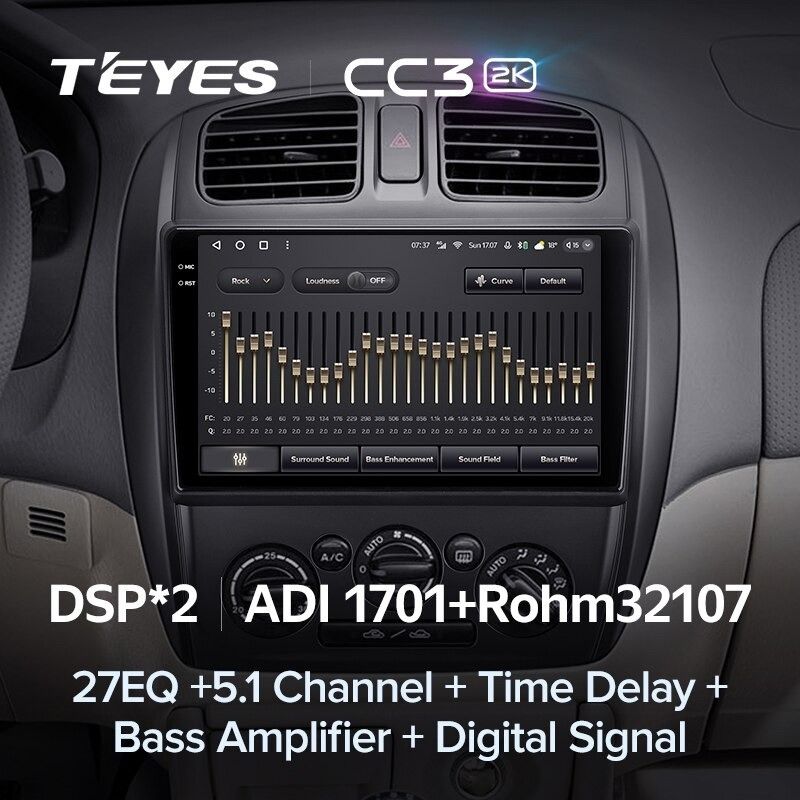 Штатная магнитола Teyes CC3 2K 360 6/128 Mazda 323 BJ (2000-2003)