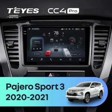Штатная магнитола Teyes CC4 Pro 8/128 Mitsubishi Pajero Sport 3 (2020-2021)