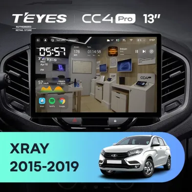 Штатная магнитола Teyes CC4 Pro 12/256 Lada Xray (2015-2022) (13")