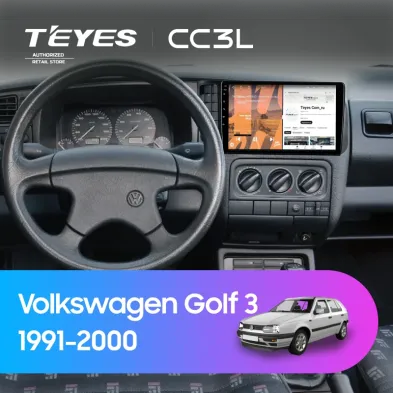 Штатная магнитола Teyes CC3L 4/32 Volkswagen Golf 3 (1991-2000)