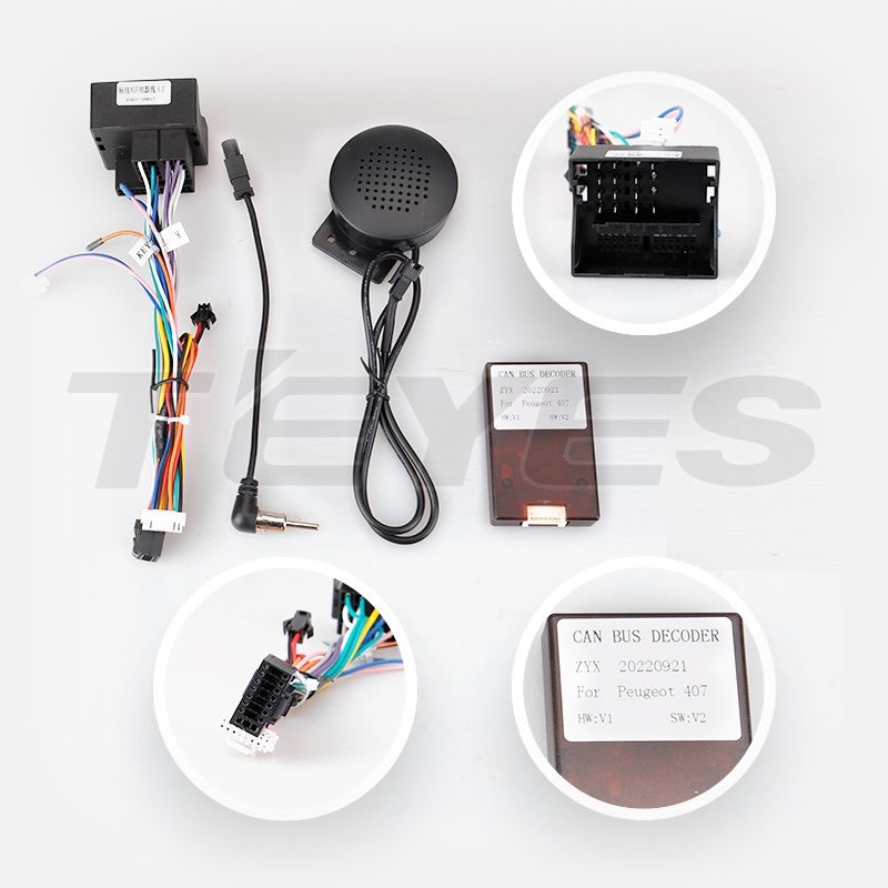 Переходная рамка Peugeot 407 (2004-2011) F1 (9")