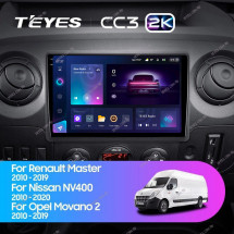 Штатная магнитола Teyes CC3 2K 4/32 Renault Master (2010-2019)