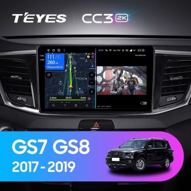 Штатная магнитола Teyes CC3 2K 6/128 GAC GS7 GS8 (2017-2019)