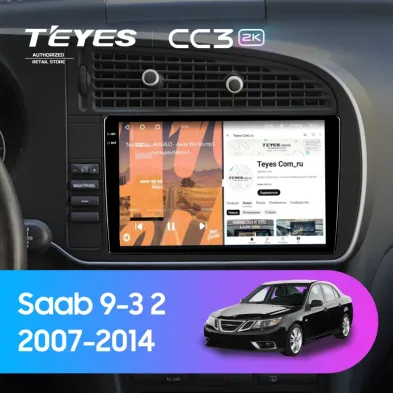 Штатная магнитола Teyes CC3 2K 360 6/128 Saab 9-3 2 (2007-2014)