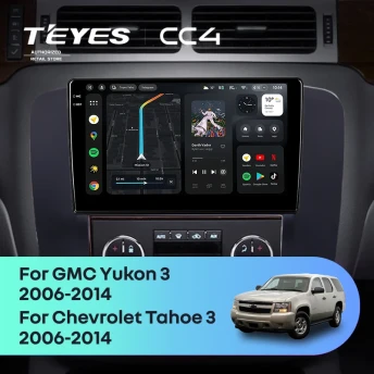 Штатная магнитола Teyes CC4 6/64 Chevrolet Tahoe (2006-2014) (Черная)
